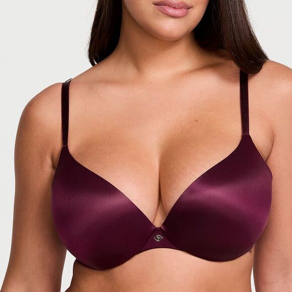 Victoria's Secret VERY SEXY So Obsessed Smooth Push-Up Bra in Kir (Merlot). NWT! - Picture 1 of 11